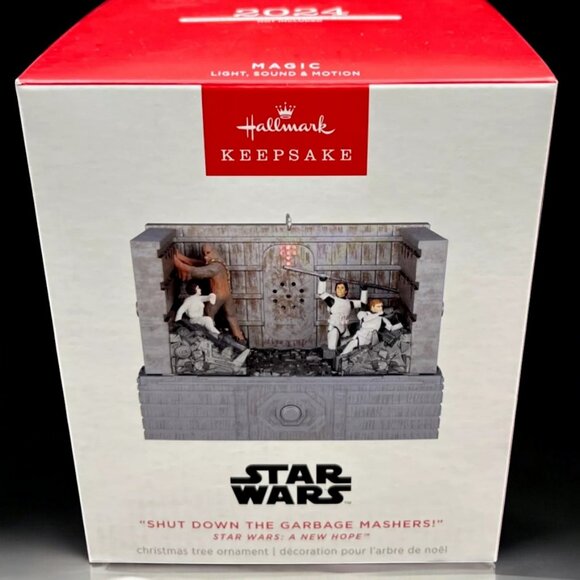 NIB 2024 Star Wars: A New Hope "Shut Down the Garbage Mashers!" Ornament! - Picture 4 of 7